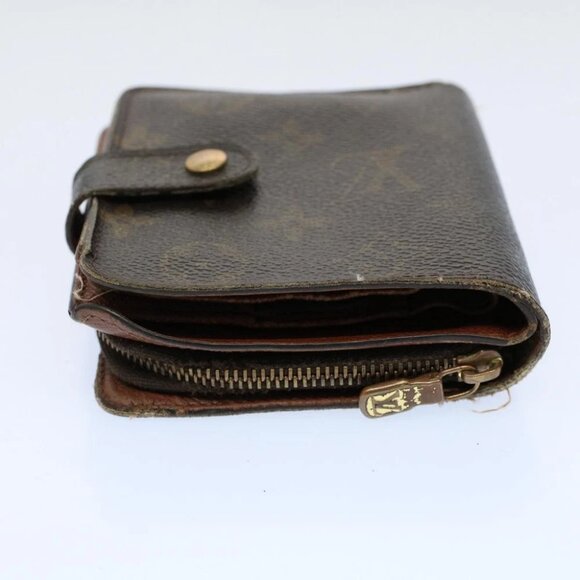 LOUIS VUITTON Monogram Compact Zip Wallet M61667 LV Auth 54068 - Picture 9 of 16